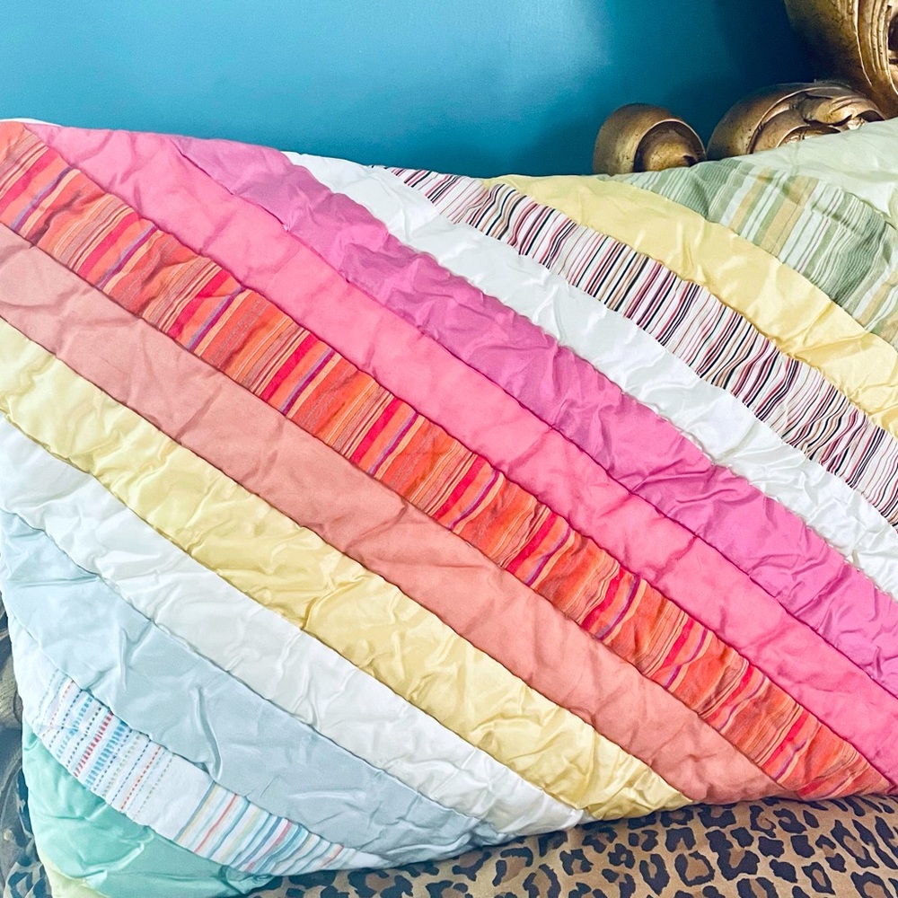 Rainbow Pride Standard Pillow Shams 2. Bright, Fun, Happy.